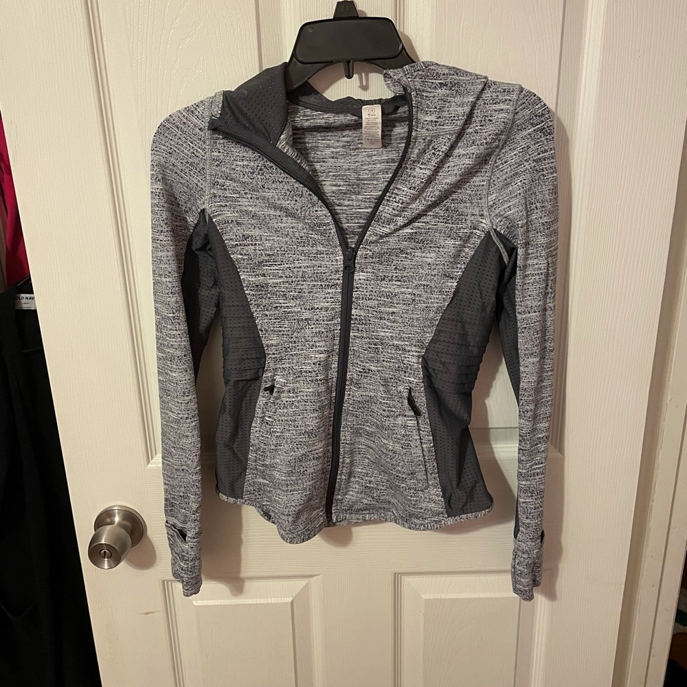 Ivivva zip front jacket with hood